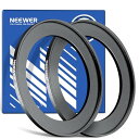 NEEWER ステップアップリング 58-82mm 2点セット 超薄型 アルミ合金製 アダプターリング フィルター径変換アダプター 1枚クリーニングクロス付属