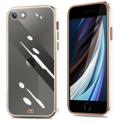 IPhone SE3 / IPhone SE2 / 8 / 7 P[X NA bLH ϏՌ  TPU h~ ho ^ y SE 2 Jo[ ό`h~ lC  (GKg)