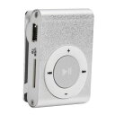 オーディオプレーヤー クリップ式 ポータブルプレーヤー MP3プレーヤー 5時間再生 (銀)(2)