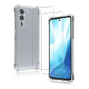 seninhi 対応 arrows We2 Plus F-51E ケース クリア TPU 米軍MIL規格 黄ばみ防止 散熱加工 高透過率 全面保護 9H硬度 耐衝撃 指紋防止 FUJITSU arrows we 2 plus f-51e 用 カバー ガラス 保護フィルム BSWE2P2M1K