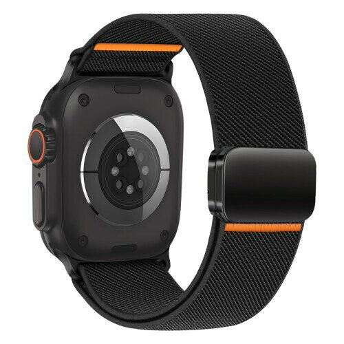 コンパチブル アップルウォッチバンド 49mm 46mm 45mm 44mm 42mm 41mm 40mm 38mm バンド ナイロンスポーツ 磁気式ッ伸縮性ソロループ 時計バンド メンズレディース コンパチブル Apple Watch Ultra3 Ultra2