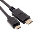JsERリバーシブルデザインUSB 3.0 3.1タイプCオスコネクタto Micro USB 2.0オスデータケーブルfor Nokia n1タブレット&携帯...