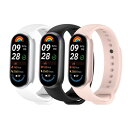 (YOFITAR) for Xiaomi Smart Band 9/8 換えバンド シャオミ スマートバンド9/8ベルト TPUバンド 通気 防汗 防水 耐衝撃 男性 女性 Xiaomi mi Band 9/8 アクセサリー 公式と同じデザイン 金属コネクターで長(2)