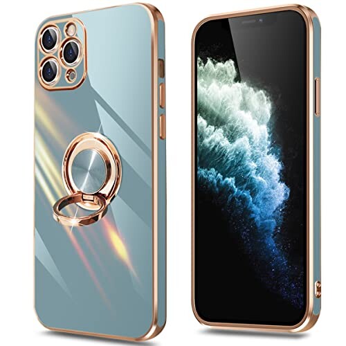 IPhone11pro P[X O iphone11 pro Jo[ Ot gуJo[ Jی ϏՌ ^ TPU y VR X^h@\t 360]ԍڃz_[ (O[u[)