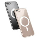 Gtsoho iPhone SE3 用 ケース 透明 マグネット搭載 ワイヤレス充電 耐衝撃 耐久性 全面保護 黄ばみなしイフォンiPhone SE2・8 用 カバー 4.7インチ マグセーフ対応(2)