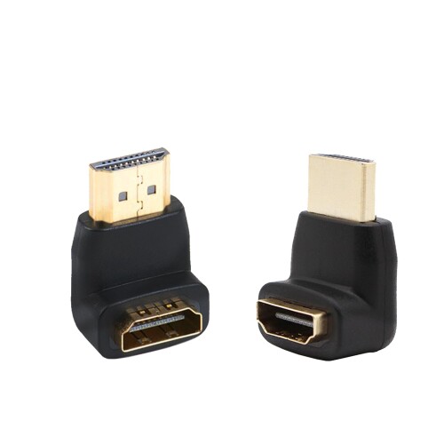 YINKE L字コネクタ 90度+270度セット 4K対応 HDMI延長アダプタ ゴールドメッキ 金メッキコネクタ TV Stick/PS4/スイッチ対応 壁掛...