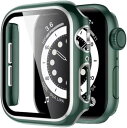 AIYYXX Apple Watch ケース アップルウォッチ カバ 40mm 41mm 44mm 45mm 49mm 対応キズ防止 軽量 超薄型 便利な充電 全面保護 apple watch 用 カバー アップルウォッチ カバー アップルウォッチultra2/ultra/se2/se/9/8/7/6/5/4 対応(44mm，光沢のグリーン&シルバー) 【対応機種】:アップルウォッチ カバ44mm専用 ケース 保護カバー コンパチブル Apple Watch Series SE2/Series SE/Series 6/Series 5/Series 4。　ご注意:iwatch ケース 40mm 41mm 45mm 49mm とは互換性がありません、お客様のアップルウォッチにより正しいサイズのケースを選択してください。 【全面保護】この保護ケースはハイビジョン液晶ガラスを採用し、9Hの硬度透明度の高い液晶ガラス素材で作れられており、LCDスクリーンの擦り傷のことを防ぐことができます。 最大限に本体を保護できます。設備を最大限に保護します。透明度が高いため、快適本体を操作できます。 【高品質素材】Apple Watch ケースの画面部分が硬度9Hで強靭な日本旭硝子素材を採用して耐傷、耐衝撃のは強い。スマートウォッチ本来の美しさをそのままに保つことが可能です。 薄型・高透明 ?重さを感じにくい、薄くて軽いデザインの保護ケースですので、Apple Watch本体にフィットし、カバーをつけている感覚が少なくApple Watch本来の快適なつけ心地を再現。また、非常に透明度が高い保護ケースなのでApple Watch本来の美しさを損ないません。Apple Watch本体の側面をぐるっと囲むシンプルでスリムなデザインの保護カバーでApple Watchとの一体感も抜群なコンパチブルケースです。 【装着簡単】:簡単に取り付け・取り外すApple Watch カバーです。アップルウォッチのボタンの丸部分の精密穴を通してからウォッチの本体に取り付けます。または逆の手順でケースを取り外れます。このApple Watch ケースを装着してもタッチ操作や充電などを邪魔になく操作できます。 商品コード59067995507商品名AIYYXX Apple Watch ケース アップルウォッチ カバ 40mm 41mm 44mm 45mm 49mm 対応キズ防止 軽量 超薄型 便利な充電 全面保護 apple watch 用 カバー アップルウォッチ カバー アップルウォッチultra2/ultra/se2/se/9/8/7/6/5/4 対応(44mm，光沢のグリーン&amp;シルバー)型番Apple Watchサイズ44MMカラー光沢のグリーン&amp;シルバー※他モールでも併売しているため、タイミングによって在庫切れの可能性がございます。その際は、別途ご連絡させていただきます。※他モールでも併売しているため、タイミングによって在庫切れの可能性がございます。その際は、別途ご連絡させていただきます。