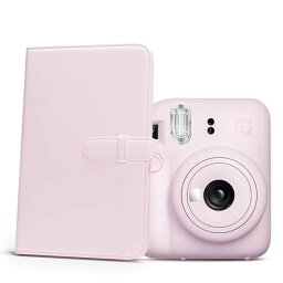 Rieibi FUJIFILM アルバム、チェキ アルバム instax mini99/90/12/mini11/mini40/EVO/mini9/mini8対応チェキアルバム 大容量 3インチ写真 108枚収納 mini12ボディと同色 5色展開 記念日プレゼント PUレザー 可愛