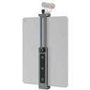 LeapluminのiPadのための三脚架のアダプター、iPad 12.9のためのアルミニウム三脚架のホールダー、1/4 "ねじが付いているタブレットの三脚架、iPadのための普遍的な三脚架、iPad Pro 12.9/11-(6.5"-1