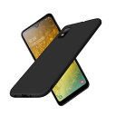 対応Galaxy A20 SCV46 SC-02M 用の 黒 TPU フィット レンズ カメラ 画面保護 傷 指紋防止 衝撃吸収 軽量 スリム 耐久 保護 カバー ブラック