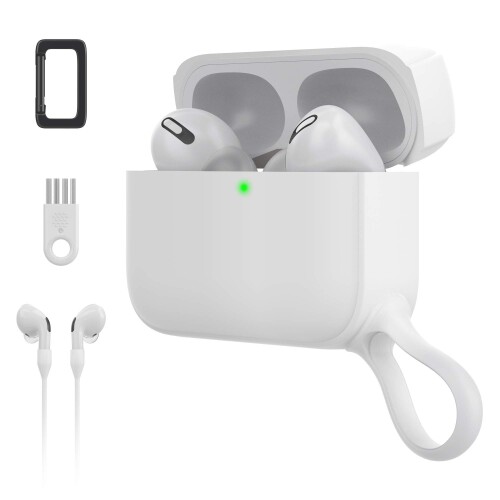 SURPHY AirPods Pro P[X AirPods Pro Jo[ VR yʏ^ [dΉ Ռz LED  Jo[ Jrit AirPods ProɓKpi2019j(zCg)