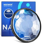 NEEWER 58mm万華鏡プリズムレンズフィルター 写真プリズム クリスタルガラス効果フィルター 多重屈折 可変被写体数