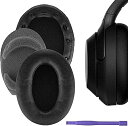 WH-1000XM3イヤーパッド交換防音イヤーパッドソニーWH 1000XM3ワイヤレスノイズキャンセリングヘッドホンと互換性-防音綿とプラスチックスティック付き(ブラック)