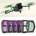 DJI Air 3S 対応 フィルター レンズ保護フィルターキット 多層コーティング 防水 耐傷性 (ND 8/16/32/64/CPL/UV)