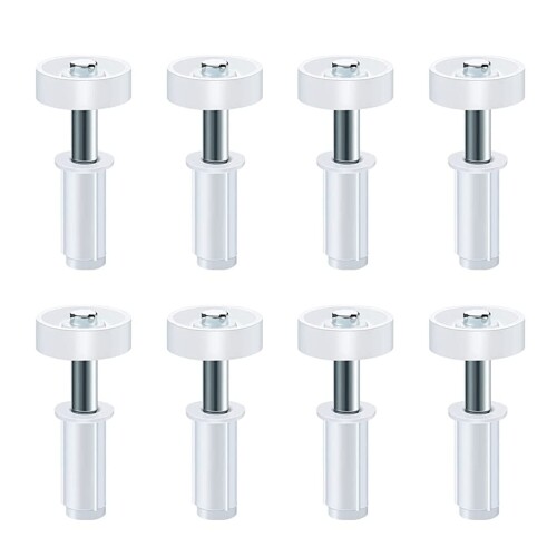 UFURMATE Bi フォールドドアトップガイドホイール、 8 個スプリング式バイフォールドクローゼットドア..