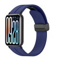 (SinRenn) バンド Xiaomi Smart Band 9 Pro/8 Pro 対応 柔らかい シリコン製 弾力 磁気付き マグネットバックル ベルト サイズ調節可能 磁気開閉 軽量 柔軟なシリコン 交換ベルト ストラップ 男女通
