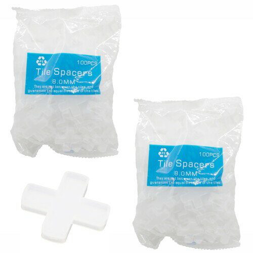 オーディオファン タイル スペーサー 間隔 目地 工事用 調整 十字 8mm 200点セット