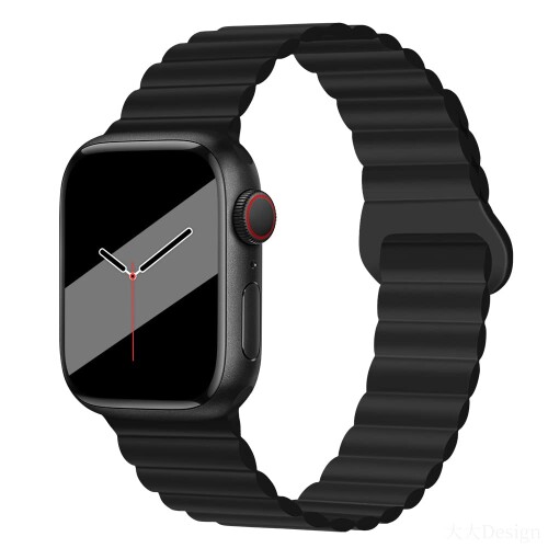 Apple Watch7バンド シリコン マグネット 45mm 41mm 44mm 40mm 非常に便利で落ちない アップルウォッチ バンド ラバー ベルト磁気 バンド 交換ベルト 強力なマグネット留め iwatch バンド series7/6/5