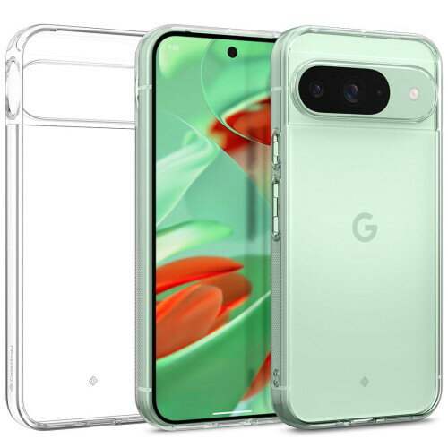 Caseology Google Pixel 9 / Pixel9 Pro 対応ケース クリア 耐衝撃 落下防止 ストラップホール付き ワイヤレス充電対応 TPU PC 2重構造 グーグル ピクセル9 / ピクセル9プロ 用 カバー カペラ（クリス