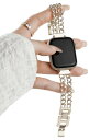 Pleixiu おしゃれ アップルウォッチ バンド Apple Watch バンド 超細ダブルチェーン メタル ベルト レディース 38mm 40mm 41mm...