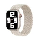 コンパチブル apple watch バンド ブレイデッドソロループ 柔らかいシリコーン糸混紡リサイクルヤーン素材 ステンレス留め具 apple watch ultra3/ultra2/ultra/10/9/8/7/6/5/4/3/2/1/SE対応 通気性 38mm/40mm/4