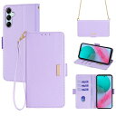 Galaxy A55 5G ケース 手帳型 ショルダー ギャラクシーA55 財布型 カバー ストラップ長+短2本付き 肩掛け 斜めがけ 女性 おしゃれ ロングストラップ カード収納 横置き 上質な手触り 耐汚れ