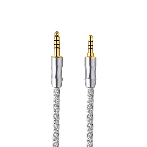 6N単結晶銅・銀メッキ MDR-1A 1000XM3 1000XM4 1000XM5 対応アップグレード・ケーブルビバボ MSR7 対応..