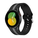 コンパチブル Samsung Galaxy Watch 5 /Galaxy Watch 4 40mm 44mm交換用ウォッチバンド 柔らかいシリコン Galaxy Watch 4 Classicバンド42mm 46mm スポーツウォッチベルト (#2)