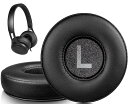 SOULWIT イヤーパッド イヤークッション for Beats EP Wired On-Ear 用 ヘッドセット 交換 パッド ソフトプロテインレザー イヤーカップ 高密度フォーム 耳当て (ブラック)
