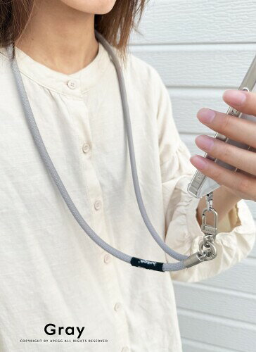 (APEGG) スマホストラップ 首掛け 携帯ストラップ スマホショルダー120cm 長さ調節...