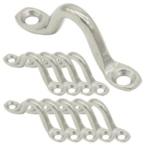 オーディオファン ステンレスハンドル アイストラップ ドアハンドル ボート カヌーリギング M5 10点セ..