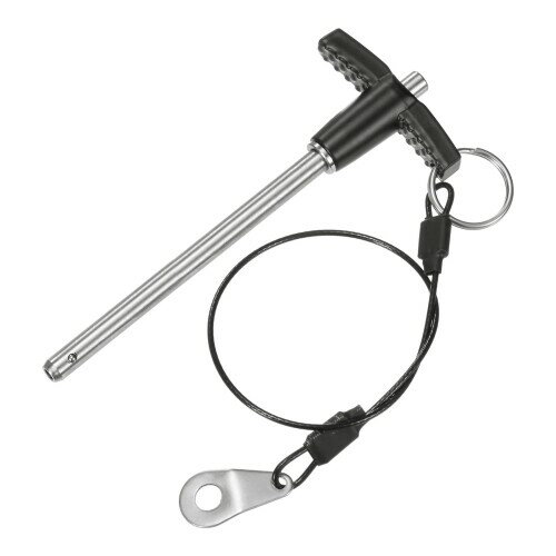 M METERXITY Tハンドルロックピン 1/4インチ(6mm)径 3-5/32 (80mm)使用長プッシュボタンリリースロック..