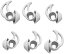 A-Pcas 䡼å 䡼ԡ Bose QuietComfort Earbuds Boseܡ磻쥹ۥ å ꥳ S/M/L 3å Fit in the Case ץȡ (Bosetws)