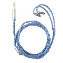 TRIPOWIN Zonie 16 コアー銀メッキケーブル&SPCHIFIイヤホンアップグレードケーブル (3.5mm-MMCX, Blue)