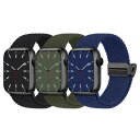 Missair コンパチブル アップルウォッチ バンド ナイロン 42 41 40 38mm Apple Watch バンド 編み込み ゴム 磁気式バックル マグネット アップルウォッチ スポーツバンド 伸縮性 iWatch Series10 9 8 7 6