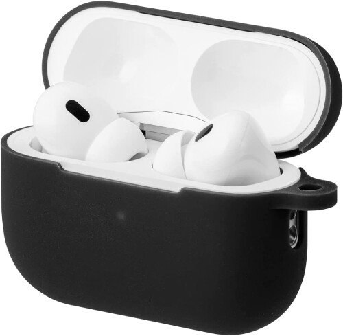 (musashino LABEL) AirPods Pro2pVRJo[ (Black) VR یJo[ [d\ CX[d\ LEDmF\ 킳VL[H 샌[x 