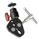 CAMVATE スーパークランプ+三脚スタンドブラケットマウント&ロッドクランプ ボールヘッド360度回転可能 1/4-20" ネジアダプター