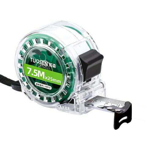 長さ 測定 距離測定器 測定器 目盛り 見やすい DIY 作業工具 大工道具 (7.5mX25mm)