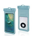 スマホ防水ケース 防水ケース 携帯防水ケース IPX8認証 タッチ操作 顔認証 PVC素材 密封 首かけ 高透過率 ロックがしやすい スマホ 最大7.2インチ対応 水下撮影 海 お風呂 旅行 海水浴 ダイ