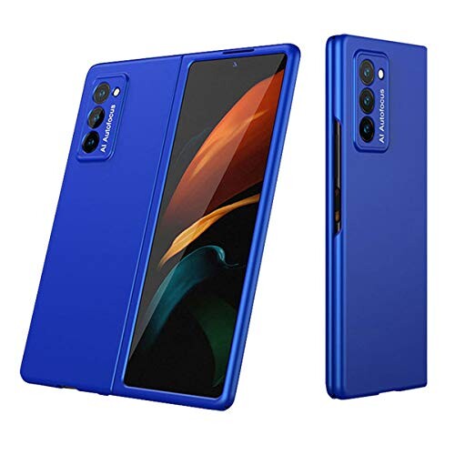 Lazy otter Galaxy Z Fold2 case,Galaxy Z Fold2^gѓdbPC̃n[hVFA4FAJY̌ʓIȕی (blue)