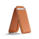 (Satechi) マグネット Magsafe対応 ウォレット スタンド 2x2枚収納 ヴィーガンレザー 財布 スマートウォレット カードケース ホルダー (i...