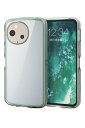 エレコム AQUOS sense9 ケース ハイブリッド クリア 衝撃吸収 耐衝撃 全周エアークッション 背面5H 薄型 軽量 ストラップホール ショルダーストラップシート付 フレームカラー TOUGH SLIM LITE
