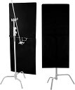 Selens フラッグパネル 75cm x 90cm ステンレス製 レフ板 サンスクリム反射板 撮影用フラック 折りたたみ式 取り外し快速 スタジオ撮影 写真照明反射器 広告 インタビュー ビデオ撮影 人物撮