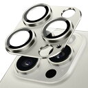 CeiLarv カメラフィルム iPhone 16 Pro/iPhone 16 Pro Max 用 カメラ保護 全面保護 9H強化ガラス 黒縁取り アルミ合金 国産旭硝子素材 耐衝撃 高透過率 気泡なし アイフォン16プロ/16プロマックス 対