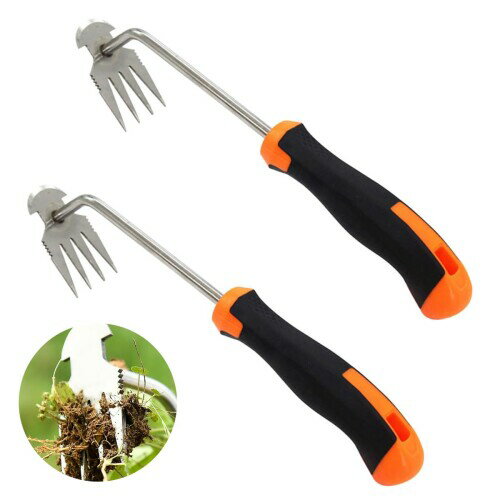 YFFSFDC 草取り 草刈り 雑草除去ツール 草取り道具 雑草ブラシ 雑草抜き 軽量 耐久性 長柄草取り器 長..