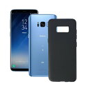 対応Galaxy S8 SC-02J / SCV36 ケース米軍MIL規格耐衝撃薄型 軽量 擦り傷防止 落下防止 滑り止め指紋防止 防塵 耐久 携帯便利 Galaxy S8 ケースカバー 黒い