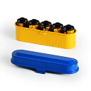 KODAK Film Caseフィルムケース - 35mm フィルム 5 ロール用 - フィルムロールを分類して保護するためのコンパクトでレトロなスチールケース (青い) (フィルムは含まれません)