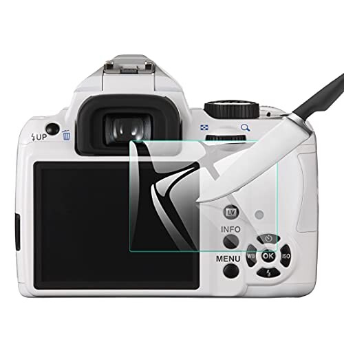 EternalStars 3枚 液晶保護フィルム カメラスクリーンプロテクターガラス 硬度9H フルカバープロテクション 対応カメラモデルはPentax K-rです