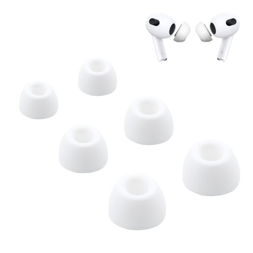 (3ペア) Adhiper airpods pro2 イヤーチップfor Airpods Pro イヤーピース,柔らかく快適イヤーチップfor Airpods Pro 第2世代 イヤーピース for Airpods pro イヤーピース 滑り止めノイズキャンセリング耳