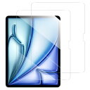Eguoer 対応 ipad air 12.9 2024 用 フィルム対応 ipad air 12.9 2024 ガラスフィルム 保護フィルム ガラス 高硬度表面硬度9H 高感度タッチ 厚さ0.26超薄型 気泡ゼロ指紋防止 飛散防止 自?吸着 保護シ